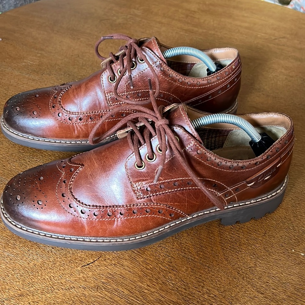CLARKS Batcombe Wing Dress Shoes Mens Size 10